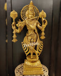 Krishna Charbhuja ( 4 arms ) Statue in Superfine Brass 31 inch | Magnificent Majestic Superfine